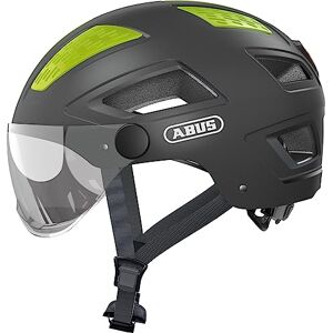 ABUS Hyban 2.0 ACE City Helmet - Durable Bicycle Helmet for Daily Use with ABS Hard Shell - for Women and Men - Grey, Size M