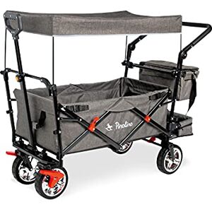 PINOLINO AddPlus 238041 Folding Handcart with Brake, Mottled, Grey, 1 Piece