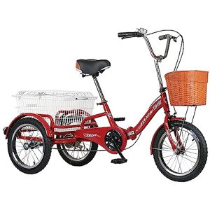 FAXIOAWA Adult Tricycle with Large Basket 16 Inch,Stable 3-Wheel Cruise Bicycle with Front and Rear Double Brakes,for Shopping, Beach and City Trike Perfect for Men, Women, Seniors