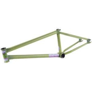Fiend Morrow V4 Freestyle BMX Frame (Green Crack)  - Green - Size: 20.75