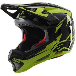 Alpinestars Missile Tech Full Face MTB Cycling Helmet Airlift   Black/Yellow Fluo Glossy