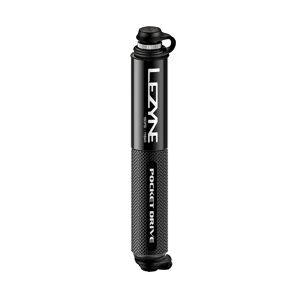 Lezyne Pocket Drive HV 160PSI Mini Pump Black  - Size: Standard - ABS Flex Hose - unisex