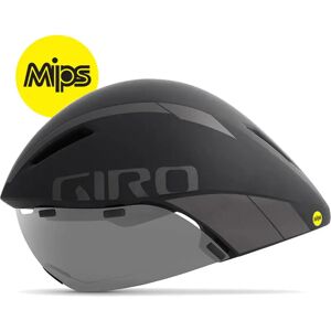 Giro Aerohead Mips Aero/Tri Road Bike Helmet Black/Titanium  - Size: L - male