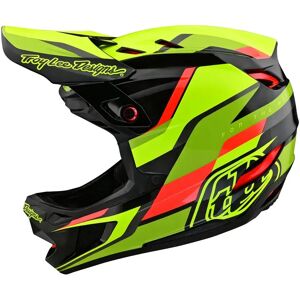 Troy Lee Designs D4 Carbon Mips Full Face Helmet Omega Black/Yellow  - Size: XXL - male