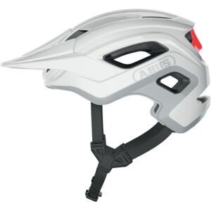 ABUS CliffHanger MTB helmet - bike helmet for demanding trails - with large ventilation openings & TriVider strap system - for men and women - white, size S