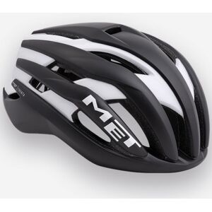 MET Trenta Road Bike Helmet - Black White / Matt Glossy / Small / 52cm / 56cm