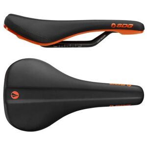 SDG Bel Air 3.0 LUX Alloy Rail Saddle - Black / Orange