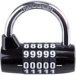 M-Wave PD5 Combination Lock, Black