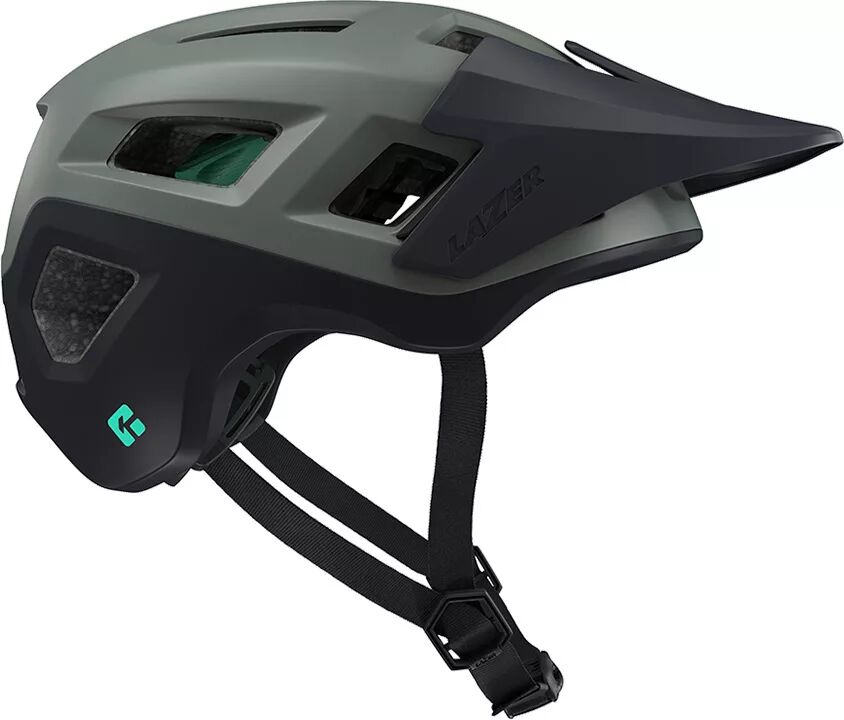 Photos - Motorcycle Helmet Lazer Adult Coyote KinetiCore Bike Helmet, Large, Matte Dark Green 23avual 