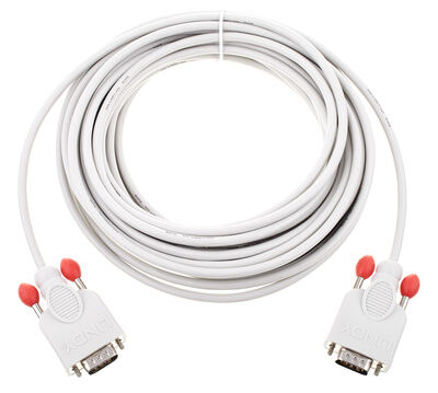 Lindy RS232 Cable 9pin male/male 10m Grey