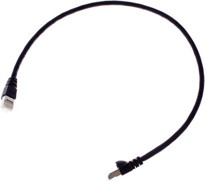 Telegärtner CAT6A Patchkabel 0,5m, sw Black