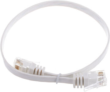 Lindy Cat6 Flach-Cable 0,3m White White