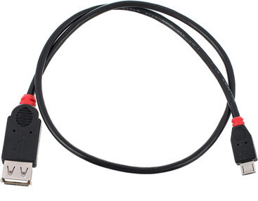 Lindy USB 2.0 OTG Adapter Cable Black