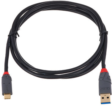 Lindy USB 3.1 Cable Typ A/C 1,5m Black