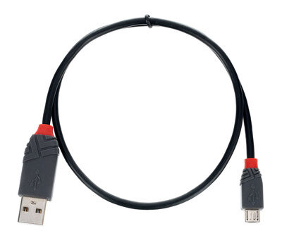 Lindy USB 2.0 Typ A/Micro-B 0,5m Black
