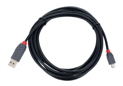 Lindy USB 2.0 Typ A/Micro-B 3m Black