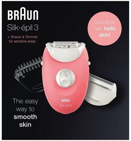 Braun epilator Silk-épil 3 SE 3-440  - 46.99 - wit