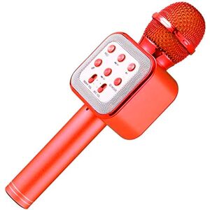 Teknikproffset Karaoke-mikrofon med Bluetooth, Rød