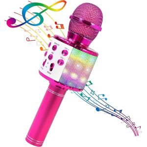 Novoka Bluetooth Karaoke Mikrofon - LED lys