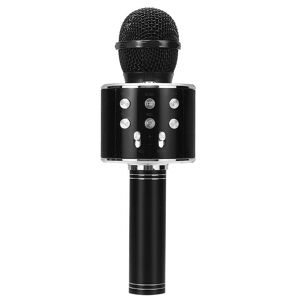 Northix KTV - Trådløs Karaoke Mikrofon - Sort