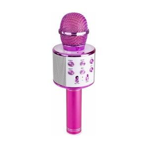 Karaoke Mikrofon til børn med indbygget højttaler, MP3 og Bluetooth - Pink