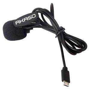 AKASO 7LE/4/4 Pro / EK7000 Pro / V50X Action Kamera USB-C Mikrofon - Sort