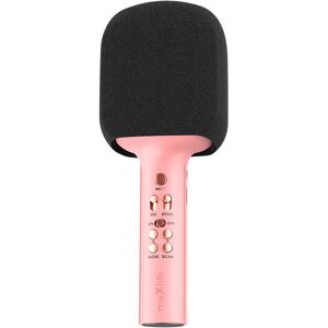 MaxLife MXBM-600 Bluetooth Karaoke Mikrofon m. Højtaler - Pink