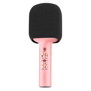 MaxLife MXBM-600 Bluetooth Karaoke Mikrofon m. Højtaler - Pink