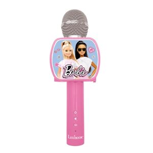 LEXIBOOK Microphone enfant karaoke Barbie Bluetooth, haut-parleur, fixation...