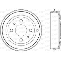 OPEN PARTS Tambor de freno 8059267033131 FIAT 500,BRAVO,PANDA,PUNTO, LANCIA Y