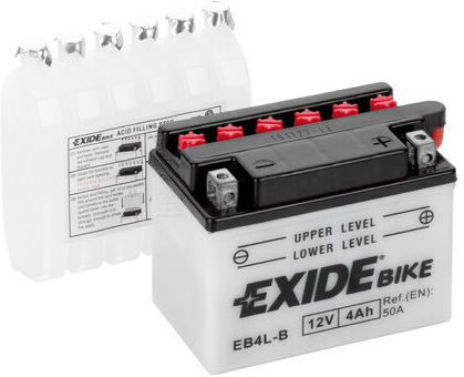 Lampa Batteria Moto 12V - Exide Bike Conventional - 4 Ah-50A taglia unica