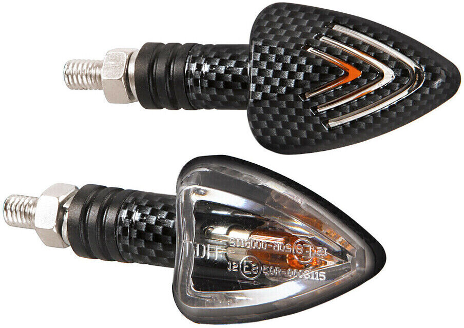 Coppia Di Frecce Moto Lampa Focal 21W Carbon taglia unica