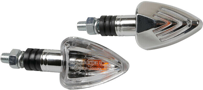 Coppia Di Frecce Moto Lampa Focal 21W Cromo taglia unica