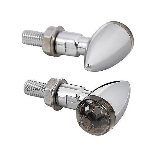 Coppia Frecce a Led Moto Lampa 90483 DROP Chromo taglia unica