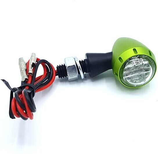 Frecce Moto Omologate Barracuda S-LED B-Lux Verde (coppia) taglia unic