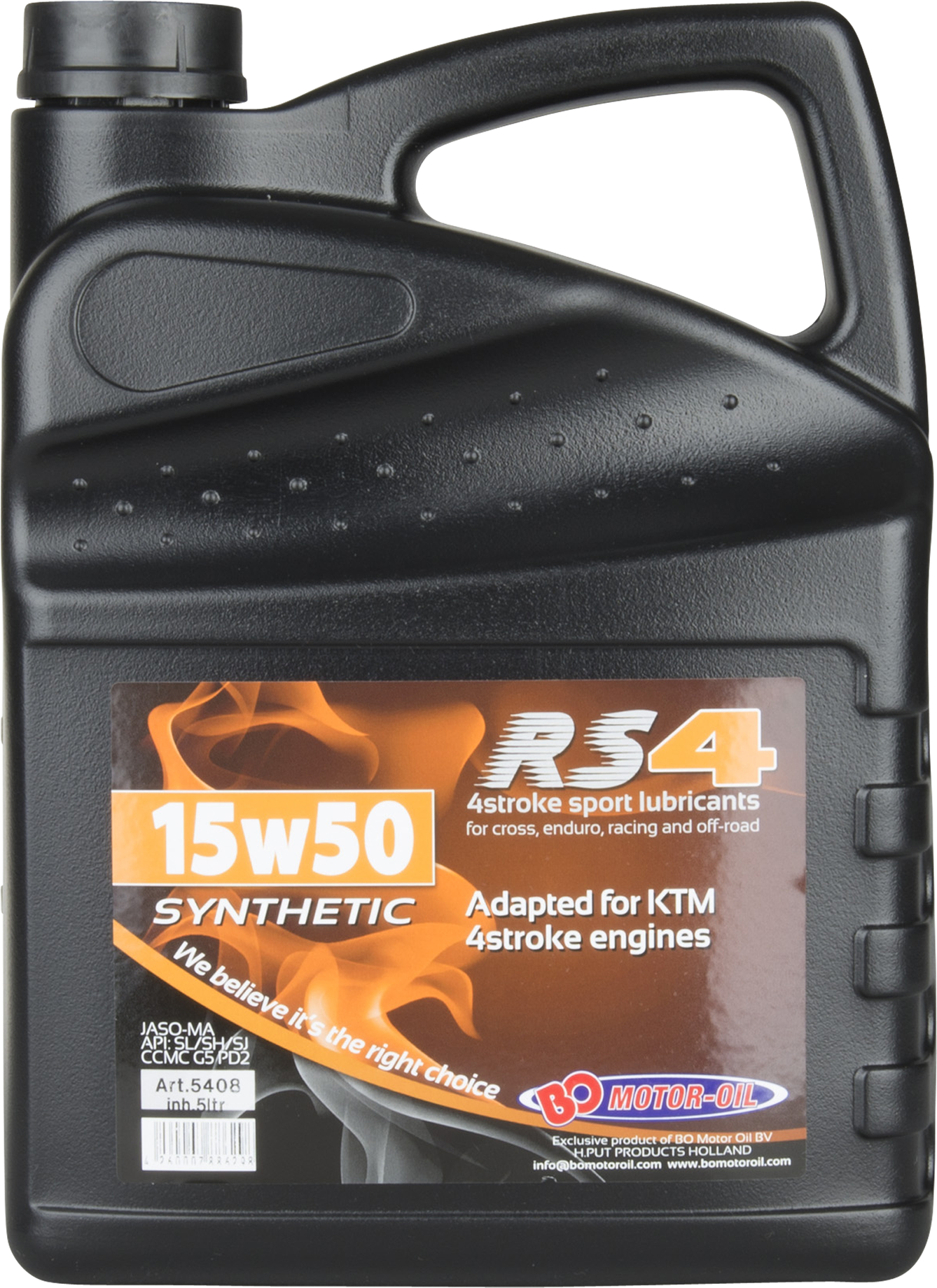 BO Oil Olio Motore  RS4 4-T per KTM 5L 15W50