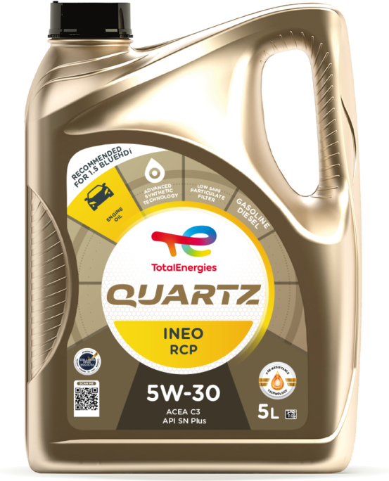 Olio Motore Diesel E Benzina Quartz Ineo Totalenergies Rcp 5w30 5 Litri