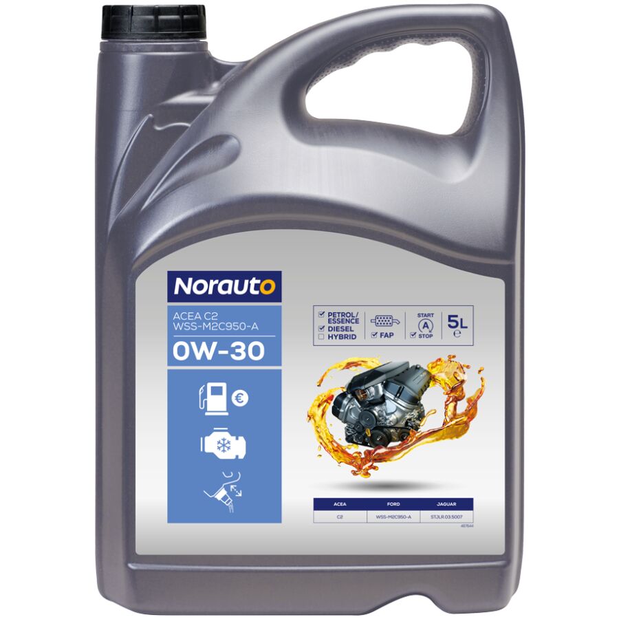 Olio Motore Norauto C2 Wss-m2c950-a 0w30 5 Litri