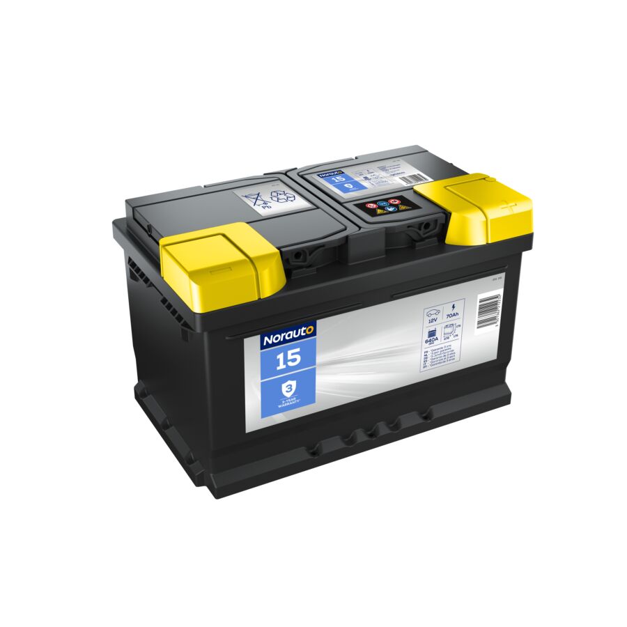 Batteria Auto Norauto Ref 15 70ah 640a