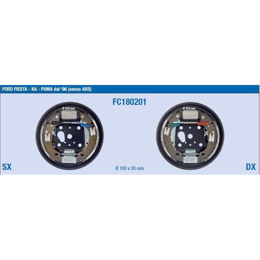 Ate tambur Kit Freni Tamburo Ate Fc180201