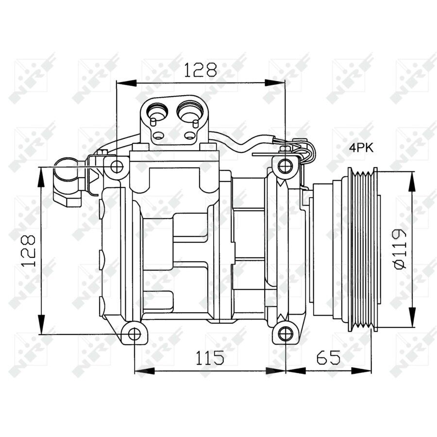 Compressore Aria Condizionata Nrf 32122 Easy Fit