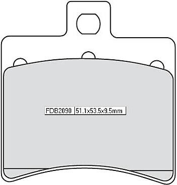 Ferodo Fodera freno FDB 2090 P