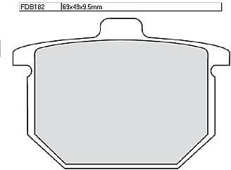 Ferodo Fodera freno FDB 182 Platino