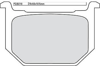 Ferodo Fodera freno FDB 218 Platino