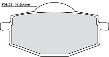 Ferodo Fodera freno FDB 475 AG
