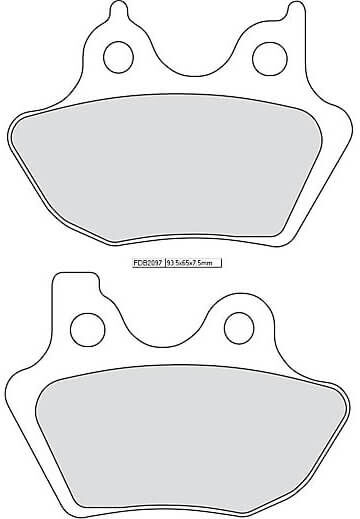 Ferodo Rivestimento Sinterizzato FDB 2097 ST