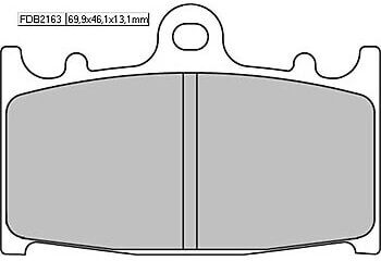 Ferodo Rivestimento Sinterizzato FDB 2163 ST