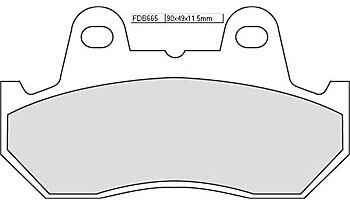 Ferodo Rivestimento Sinterizzato FDB 665 ST