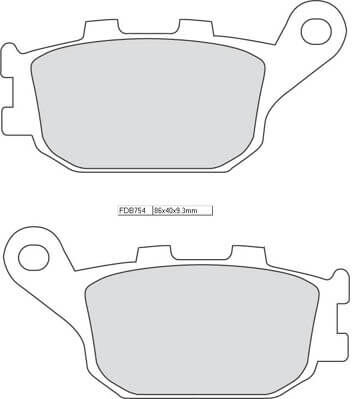 Ferodo Rivestimento Sinterizzato FDB 754 ST