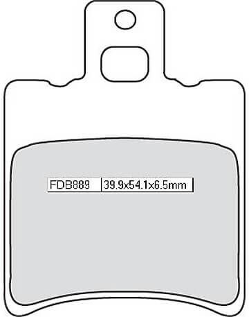 Ferodo Rivestimento Sinterizzato FDB 889 ST